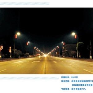  New Road Lighting Project in Luxian County, Sichuan Province