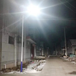  Installation of rural street lamps in Hemaya Village, Zhaowangzhuang Town, Laiyang City, Yantai