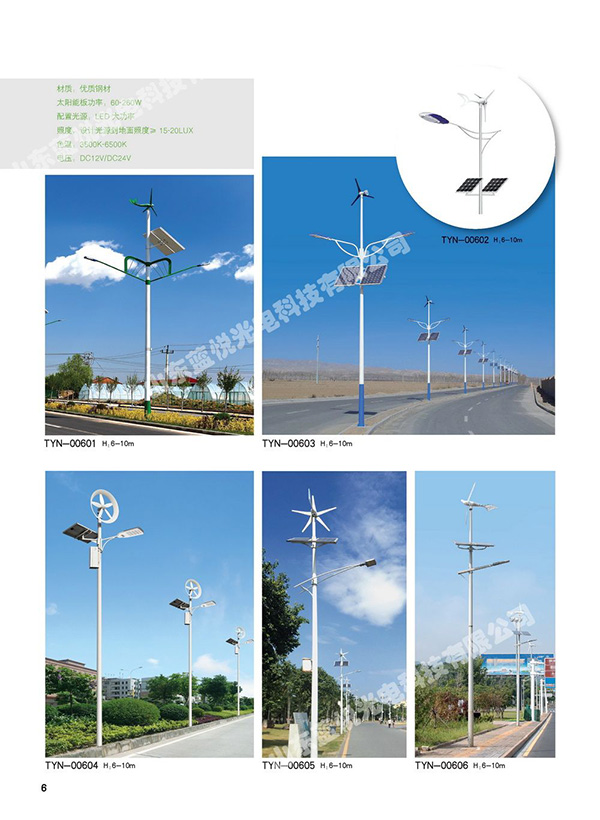  Wind power street lamp