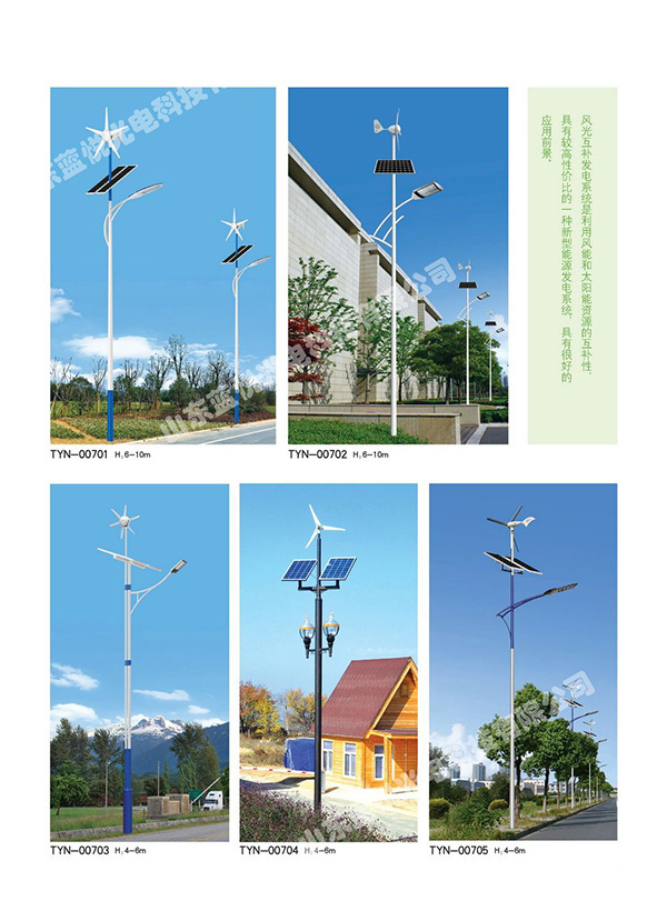 Solar wind power street lamp