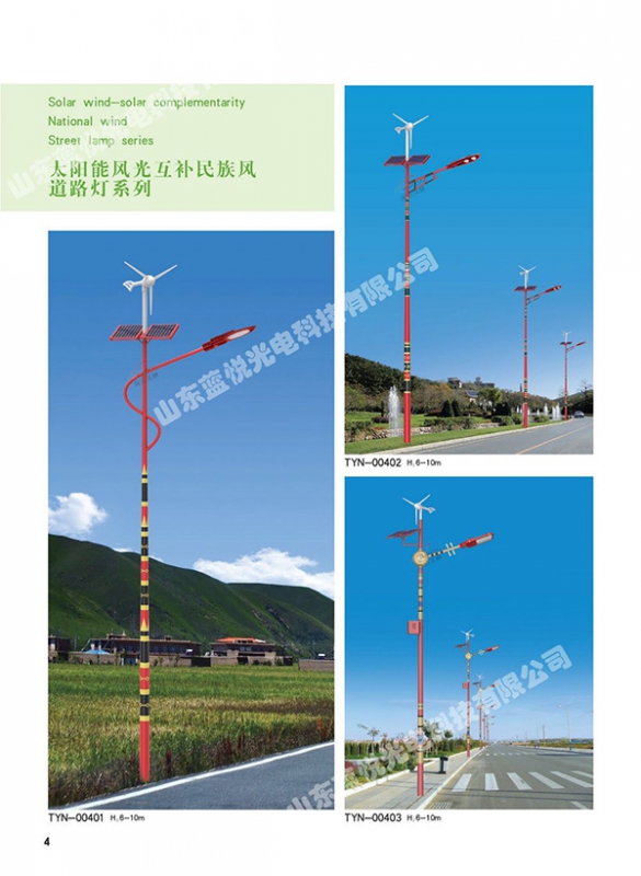  Henan wind power generation street lamp