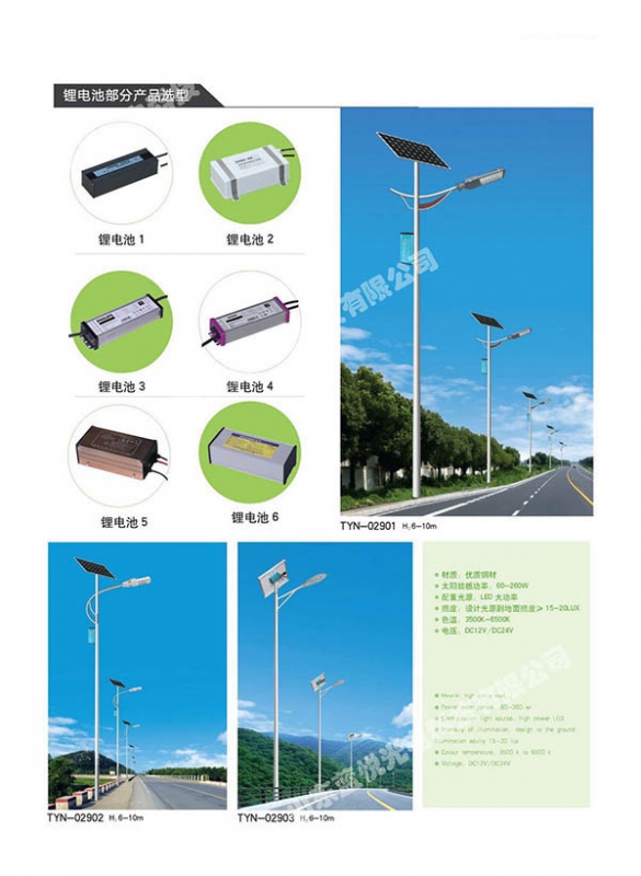  Gansu solar LED street lamp