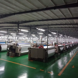  Lanyue photoelectric led lighting lamps illuminate Fujia chemical fiber knitting plant and workshop