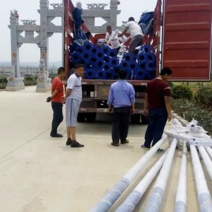  Installation of solar street lamps in Taoyuan Village, Haiyang, Yantai